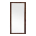 Amberlie - Modern Walnut Floor Mirror