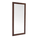 Amberlie - Modern Walnut Floor Mirror
