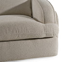 Ambler - Modern Off-White Fabric Sofa w/ 2 Power Recliners