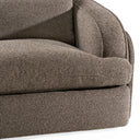 Ambler - Modern Brown Fabric Sofa w/ 2 Power Recliners