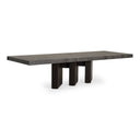 Amsterdam - Modern Grey Volcano & Eucalyptus Oak Dining Table