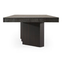 Amsterdam - Modern Grey Volcano & Eucalyptus Oak Dining Table