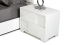 Monza Italian Modern White Nightstand