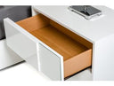 Monza Italian Modern White Nightstand