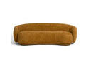 Andrew - Modern Orange Fabric Sofa