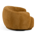 Andrew - Modern Orange Fabric Sofa