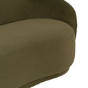 Andrew - Modern Green Fabric Sofa Set