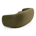 Andrew - Modern Green Fabric Sofa