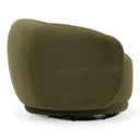 Andrew - Modern Green Fabric Swivel Accent Chair