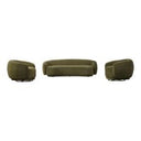 Andrew - Modern Green Fabric Sofa Set