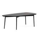 Andros - Black Marble + Black Metal Coffee Table