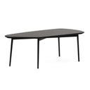 Andros - Black Marble + Black Metal Coffee Table