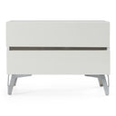 Angela - Italian Modern White Nightstand