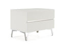 Angela - Italian Modern White Nightstand