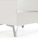 Angela - Italian Modern White Nightstand