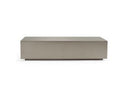 Anvil Modern Brushed Stainless Steel Rectangular Coffee Table