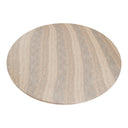 Aragats - Modern Faux Travertine Concrete Round Dining Table