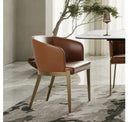 Paulsen - Modern Ceramic + Brass Dining Table