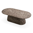 Ararat - Modern Faux Marble Concrete Coffee Table