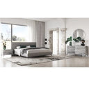 Aria - Italian Modern Multi Grey with texture Round Mirror