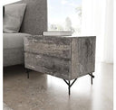 Aria - Italian Modern Multi Grey with texture Round Mirror