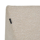 Aris - Modern Beige Fabric Ottoman with Storage & Castors, view 8