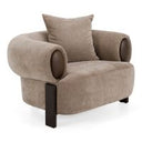 Strauss - Contemporary Brown Ash Round Nesting Table Set