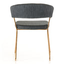 Ashland - Modern Grey & Rosegold Dining Chair (Set of 2)