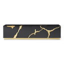 Aspen - Modern Black & Gold TV Stand