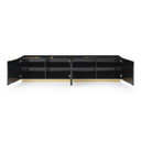 Aspen - Modern Black & Gold TV Stand
