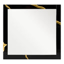 Aspen - Modern Black Large Mirror