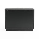Aspen - Modern Matte Brown Ash & Silver Nightstand