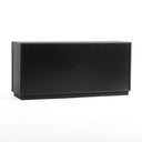 Aspen - Modern Matte Brown Ash & Silver Dresser