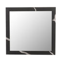 Aspen - Modern Matte Brown Ash & Silver Mirror