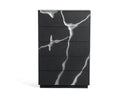 Aspen - Modern Matte Brown Ash & Silver Chest