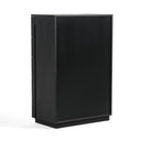 Aspen - Modern Matte Brown Ash & Silver Chest