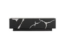 Aspen - Modern Matte Brown Ash & Silver TV Stand