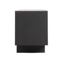 Aspen - Modern Matte Brown Ash & Silver TV Stand