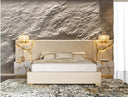 Aspen - Modern Beige + White + Gold Bedroom Set