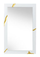 Aspen Modern White Mirror
