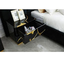 Aspen - Modern Black & Gold Wide Chest