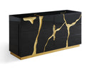 Aspen - Modern Black and Gold Dresser