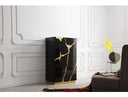 Aspen - Modern Black & Gold Chest