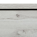 Asus - Italian Modern White Washed Oak Nightstand