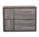 Asus - Italian Modern Elm Grey Mirror