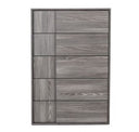 Asus - Italian Modern Elm Grey Mirror