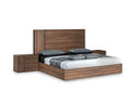 Asus - Italian Modern Walnut Bedroom Set