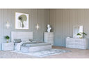 Asus - Italian Modern Walnut Bedroom Set