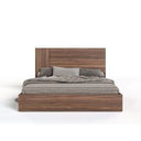 Asus - Italian Modern Walnut Bedroom Set