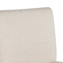 Atlanta - Modern Off-White Fabric & Brass Counter Chair